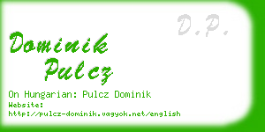 dominik pulcz business card